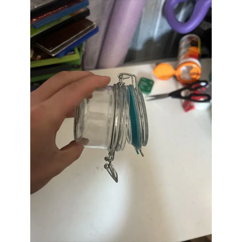 Unbranded jars colored
